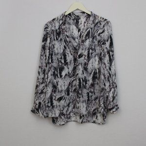 Vince Camuto White, Gray, and Purple Top